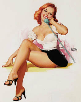 Pin Up on the phone - NYBodyLove